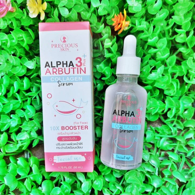 Alpha Arbutin Collagen 3 Plus Whitening Serum 10x Booster 50ml