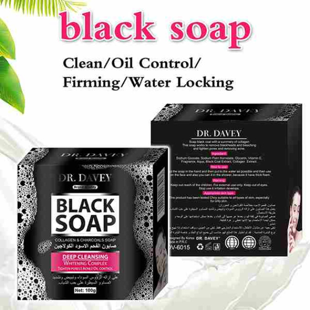 Dr. Davey Black Soap Collagen & Charcoal