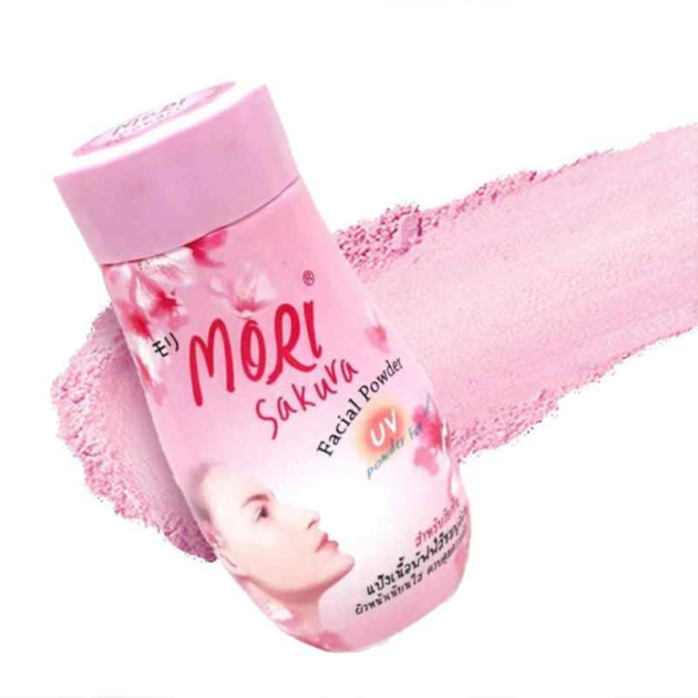 Mori Sakura Facial Powder With UV Protection (Pink)