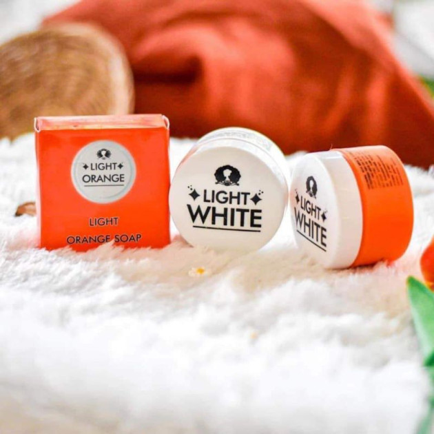 Light White Cream Body Cream Set