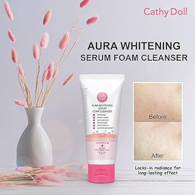 Cathy Doll Aura Whitening Serum Foam Cleanser