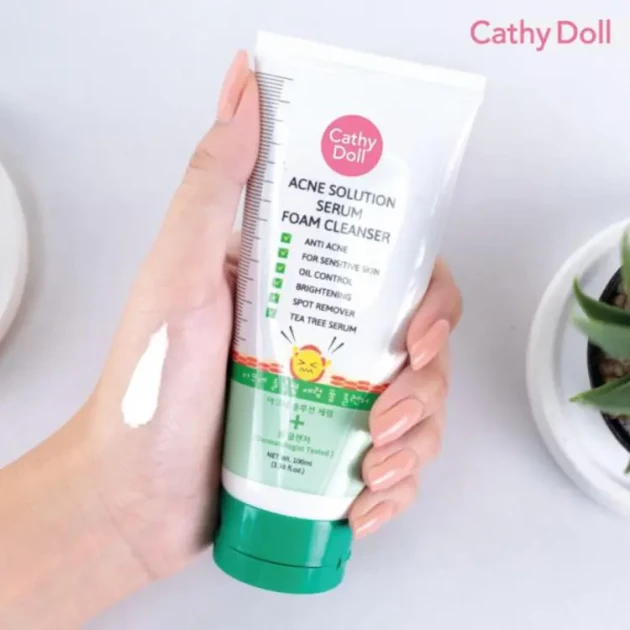 Cathy Doll Acne Solution Sace Wash Serum - 100ml